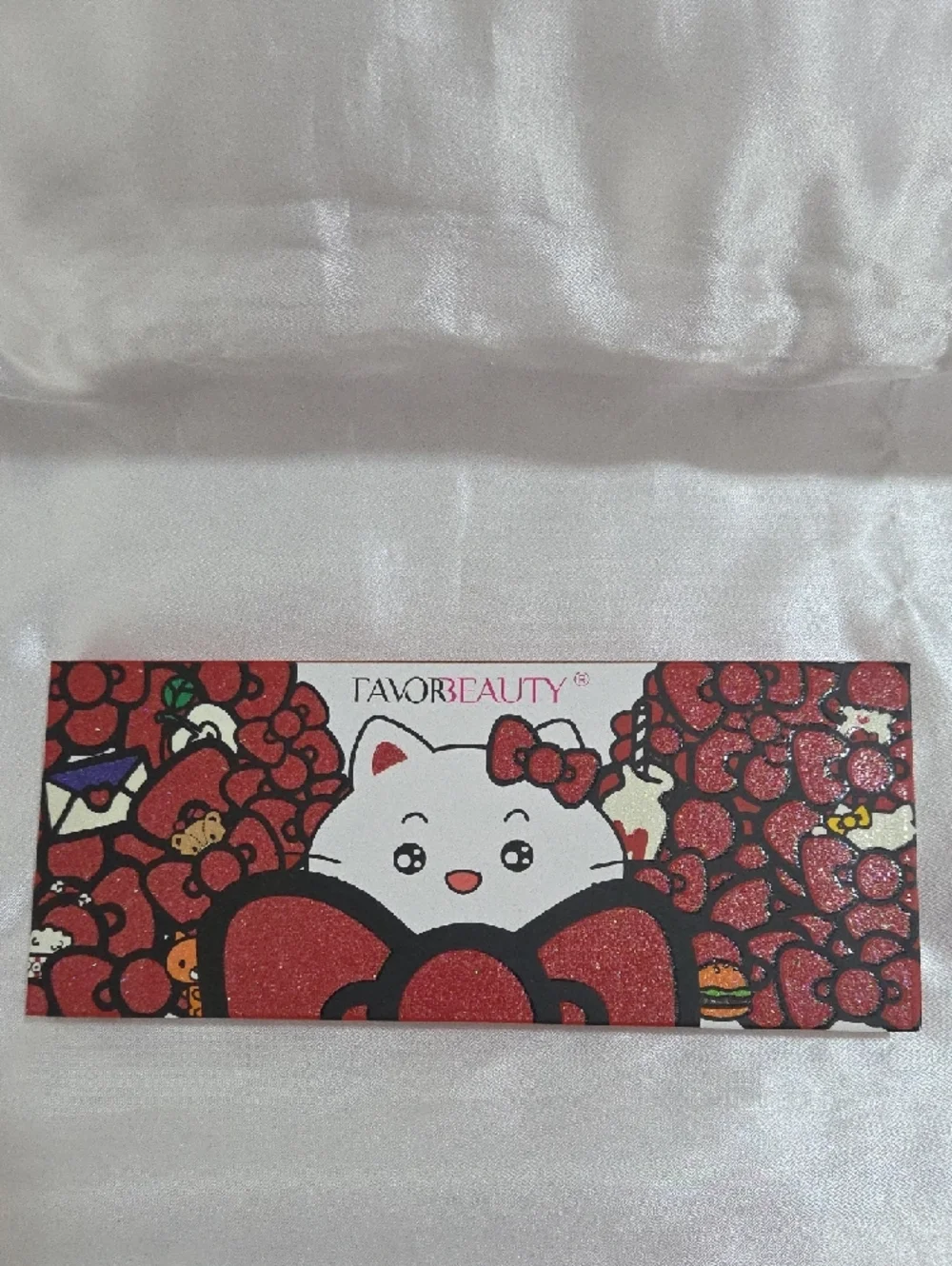 FaborBeauty Vibrant Multi-Shade Eyeshadow Palette - Pink & Gold Tones